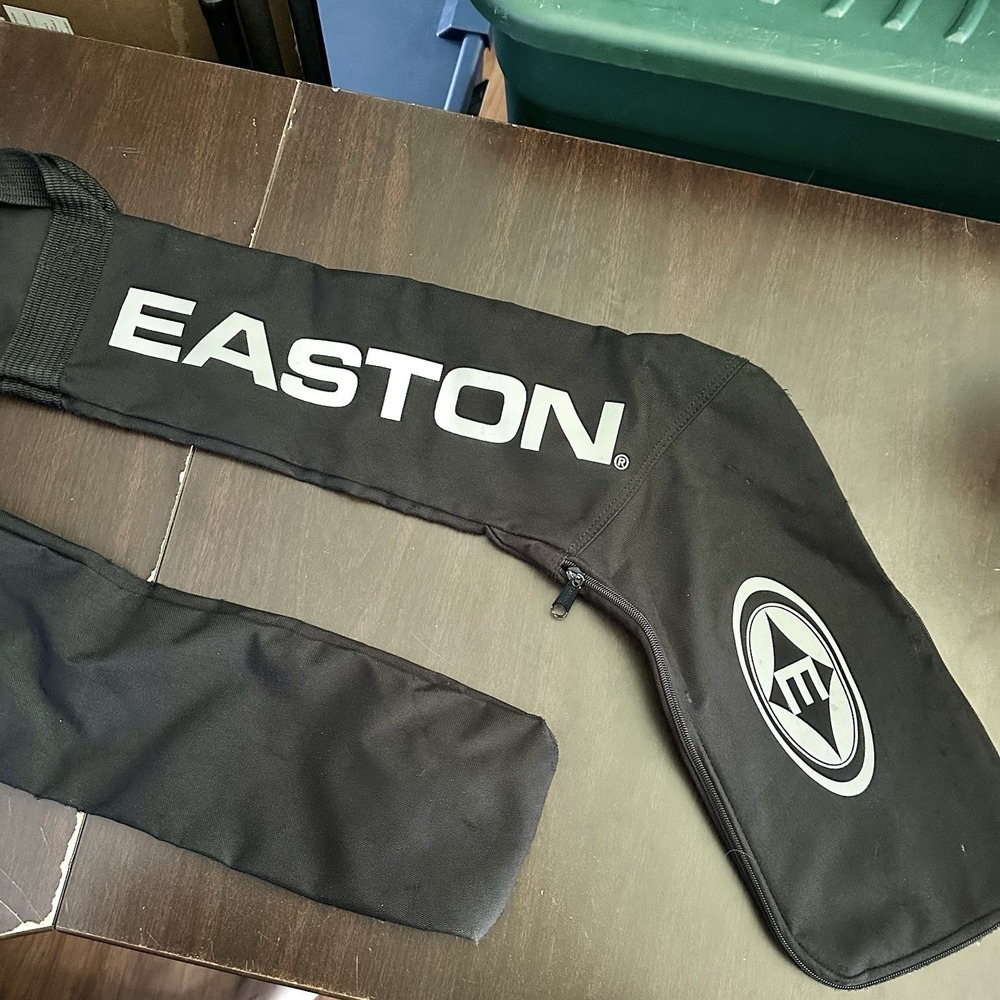 Easton Hockey‎ Stick Bag Black Shoulder Carry Case Zippered Sleeve Excellent